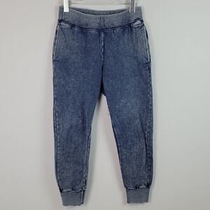 TNA Aritzia blue jogger pants Medium